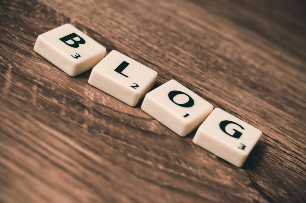 The image is about content writing in digital marketing